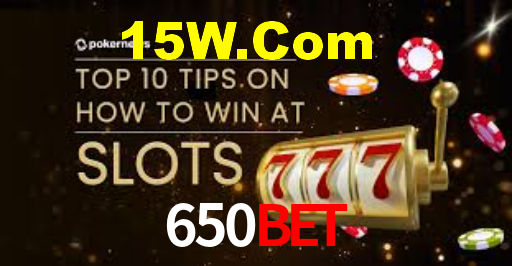 Interface do App 650bet